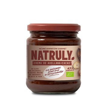 Crema de cacao avellana Natruly 200g ECO