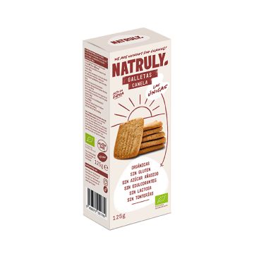 Galletas cookies canela Natruly 125g ECO