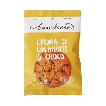 Cookie cacahuete choc Barcelonia 50g ECO