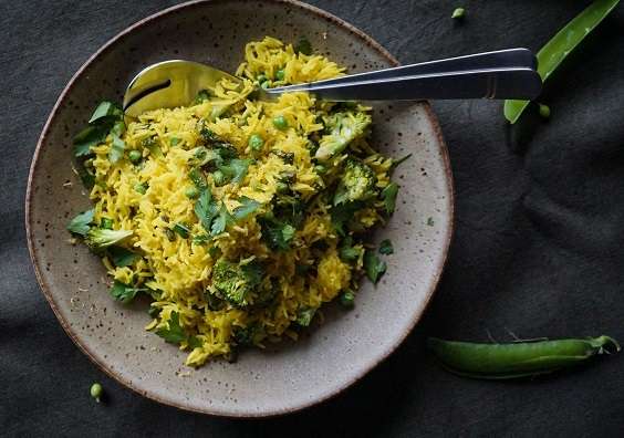 Arroz basmati con brócoli y espárragos - Recetas - Veritas