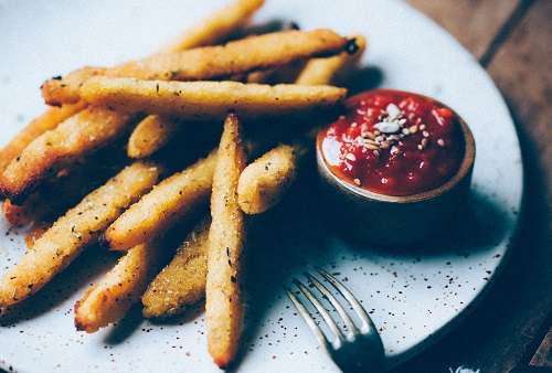 Chips de polenta al horno - Recetas - Veritas