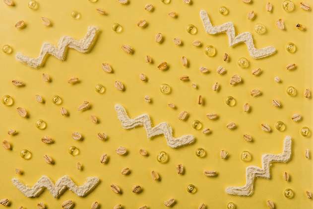 La etiqueta de un postre de avena ecológico - Veritas