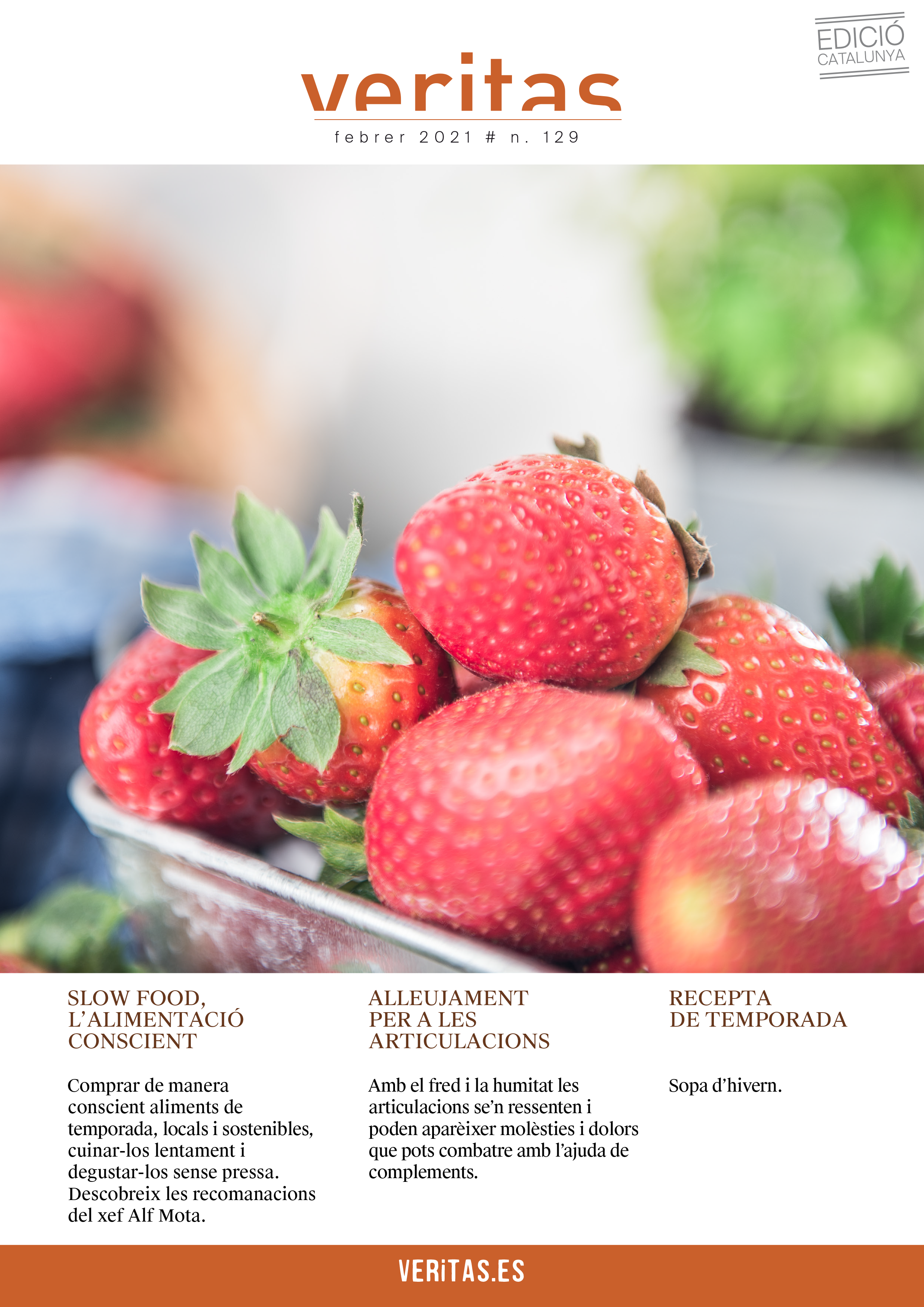 Portada revista Veritas febrer, 2021