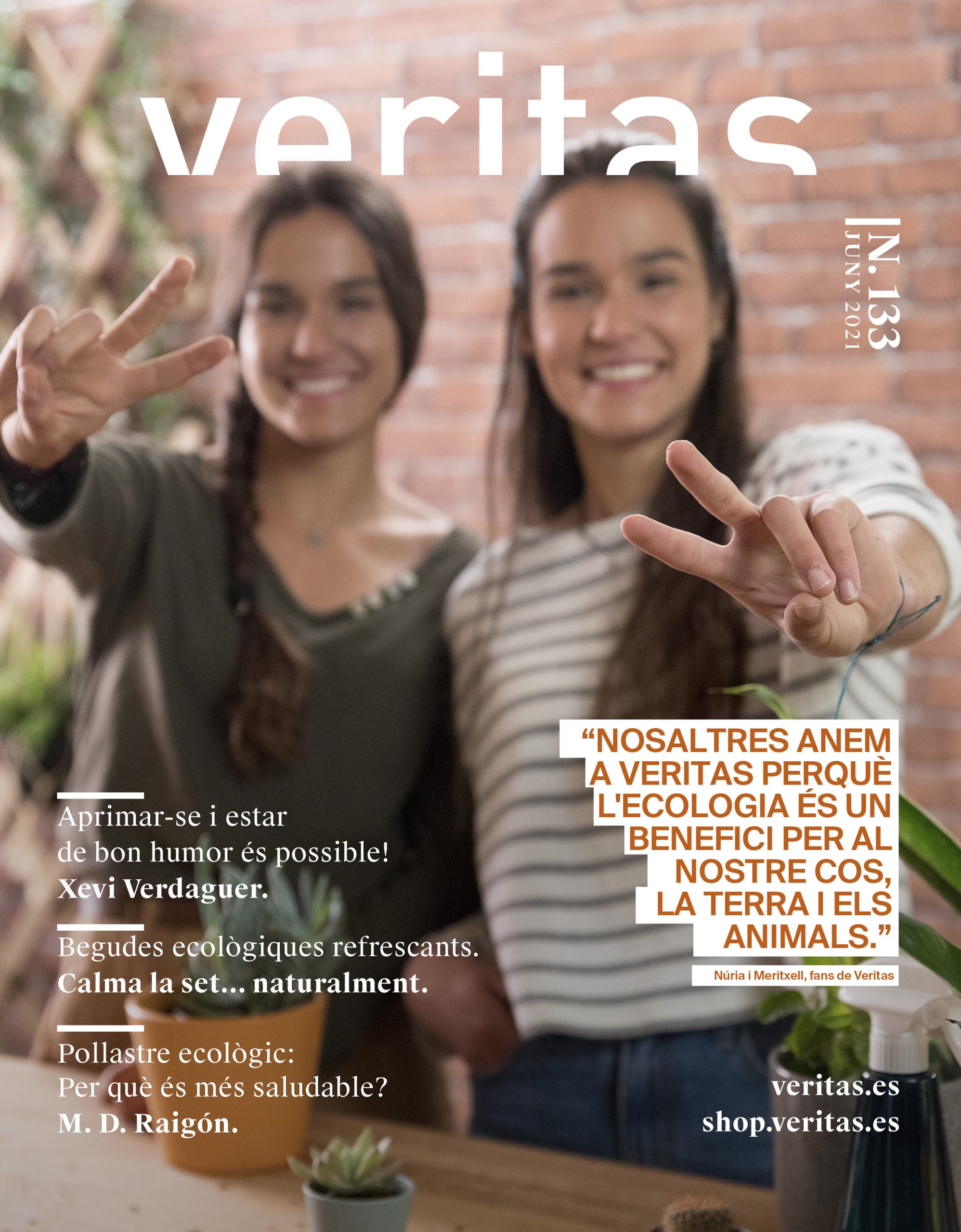 Portada revista Veritas del mes de juny