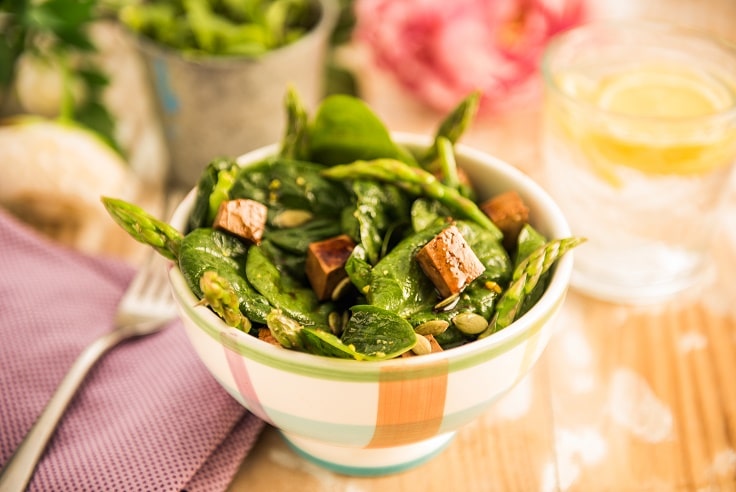Ensalada de espárragos trigueros - Recetas - Veritas