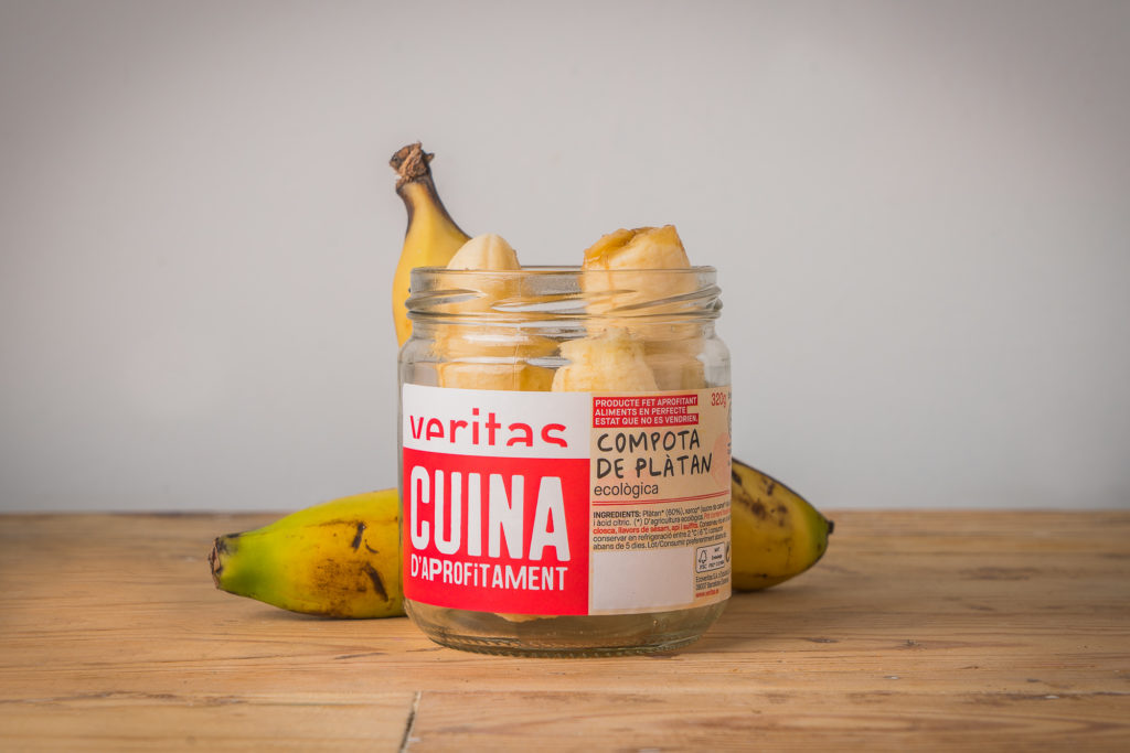 Compota de plátano - Cocina  de aprovechamiento - Veritas