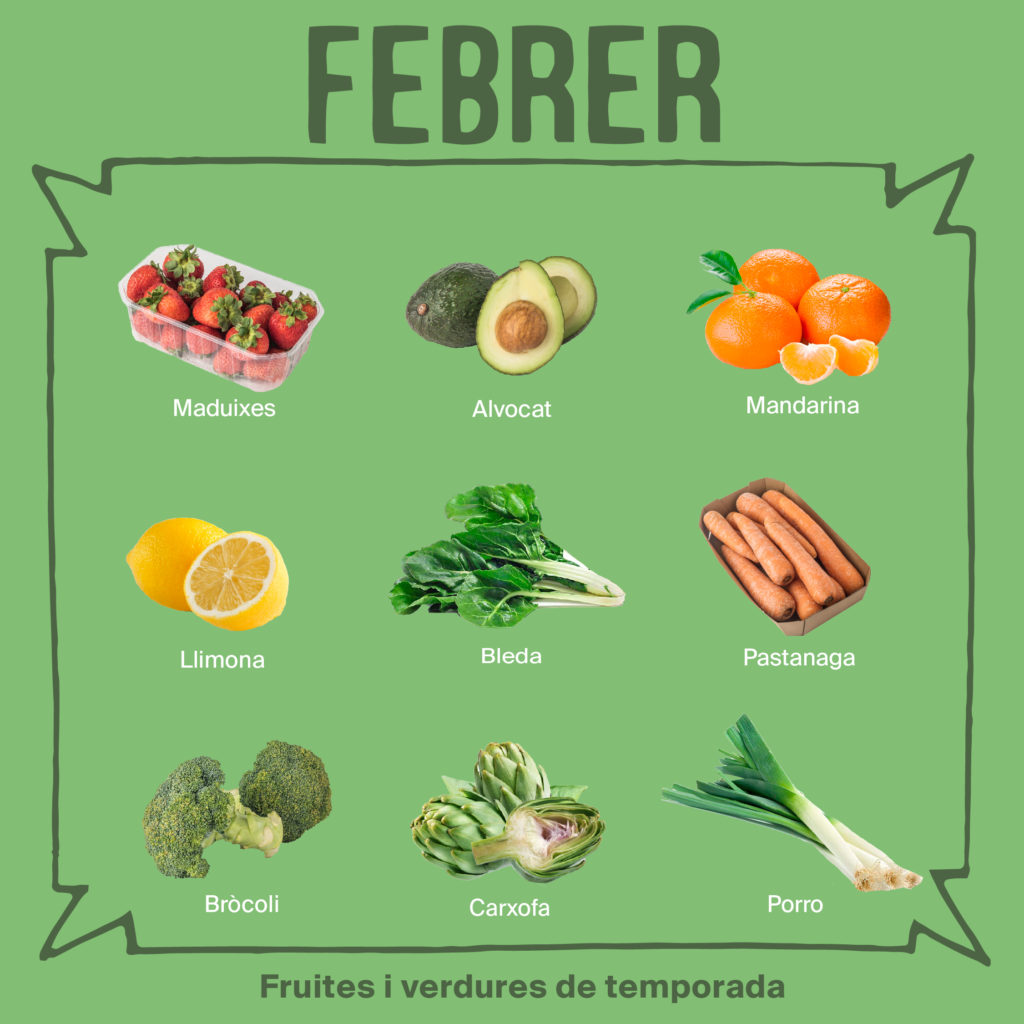 Fruites i verdures de febrer - Veritas