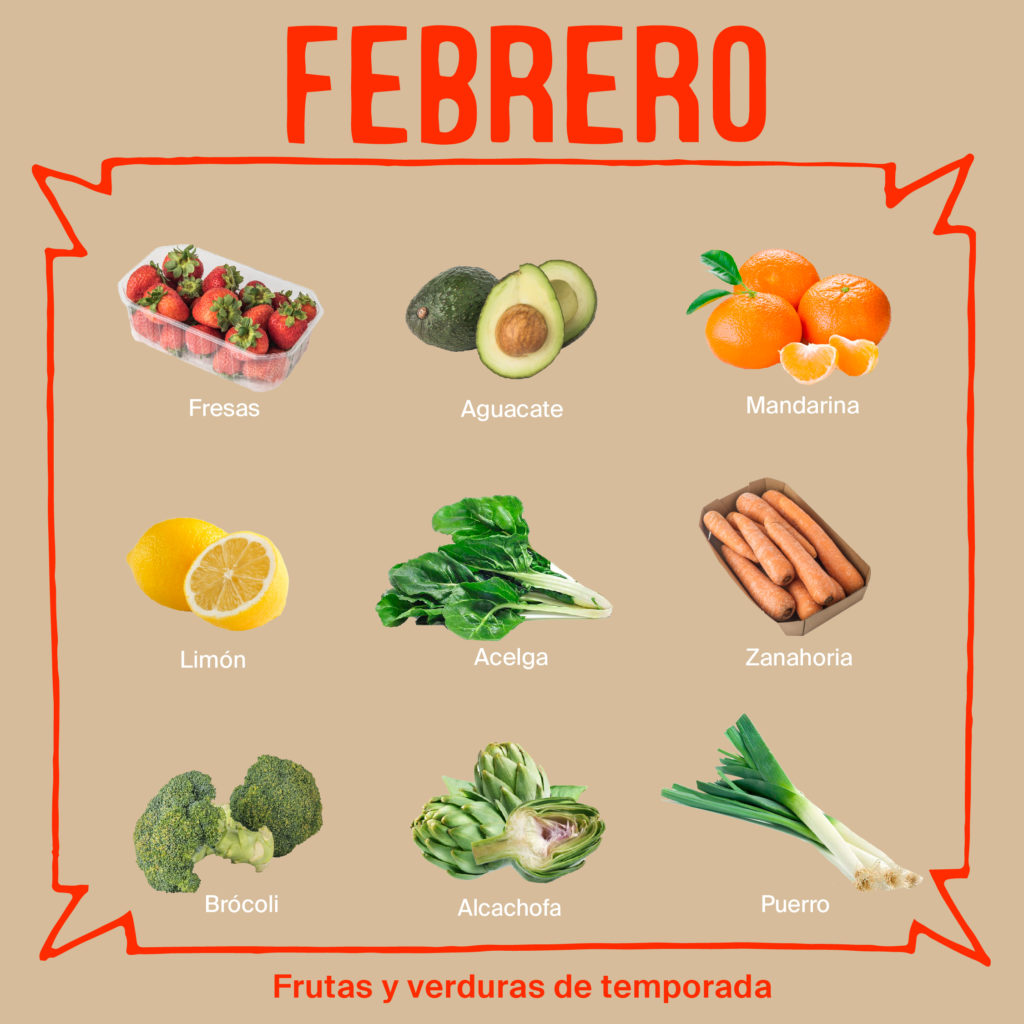Frutas y verduras de febrero - Veritas
