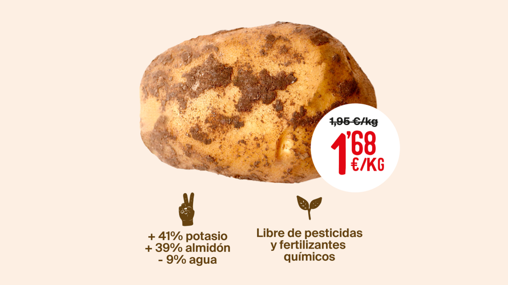 En Veritas la patata está sucia por fuera y limpia por dentro - Diccionario de alimentos - Veritas