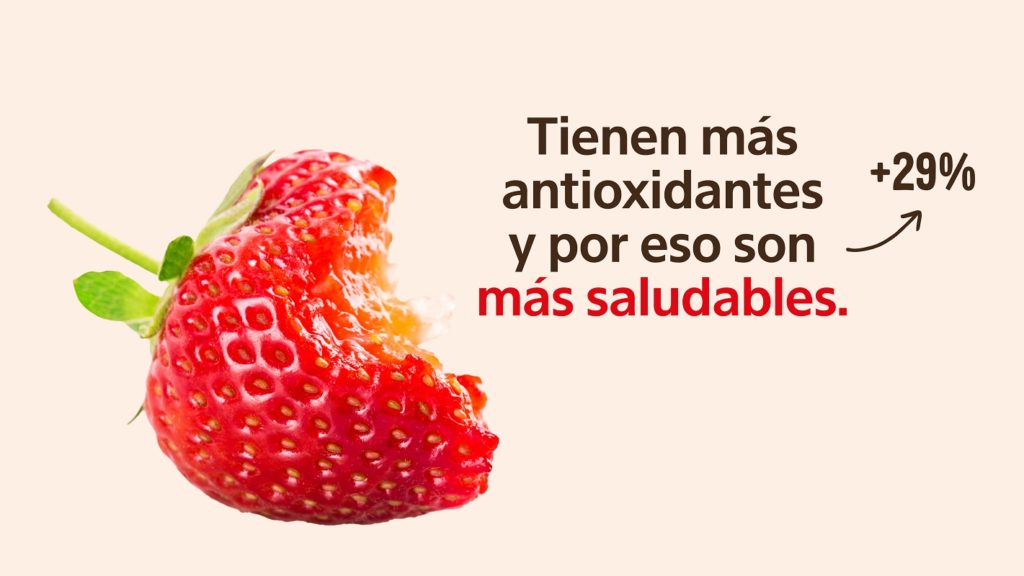 Las fresas da gusto comerlas ecológicas - Diccionario de alimentos - Veritas