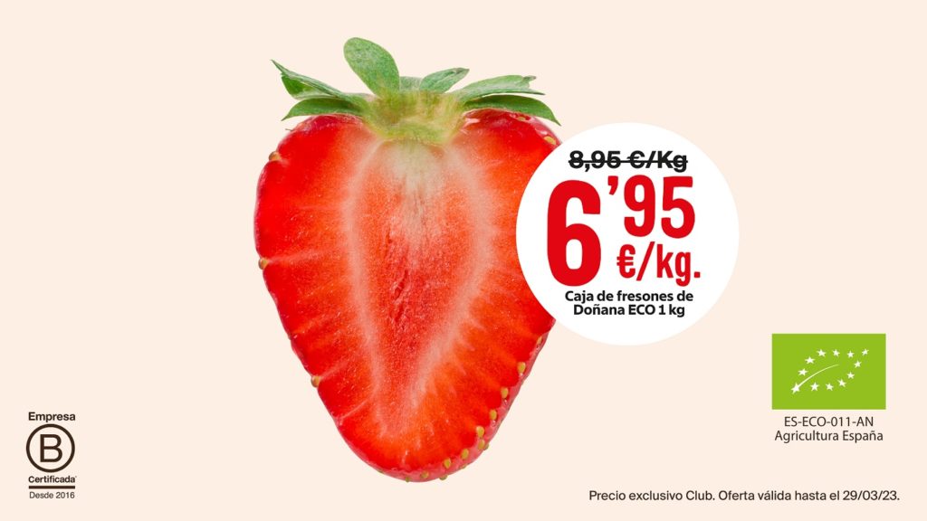 Las fresas da gusto comerlas ecológicas - Diccionario de alimentos - Veritas