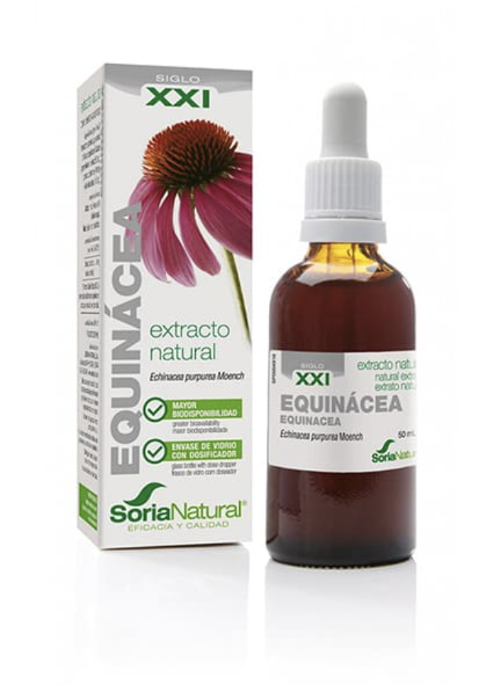 Ajudes contra constipats i catarros - Extracte d'Equinàcia 50cl ECO
