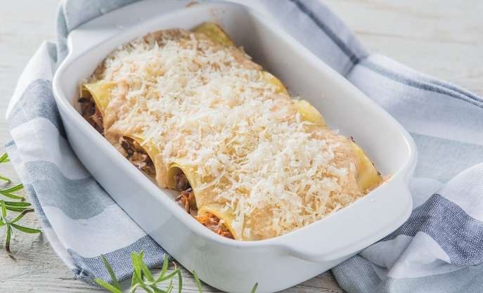 Canelones de setas - Receptes - Veritas