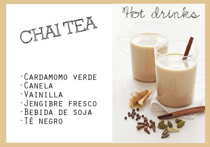 Chai tea - Recetas - Veritas