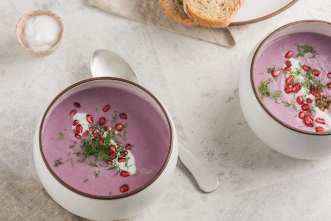 Crema de llombarda i xirivía - Receptes - Veritas
