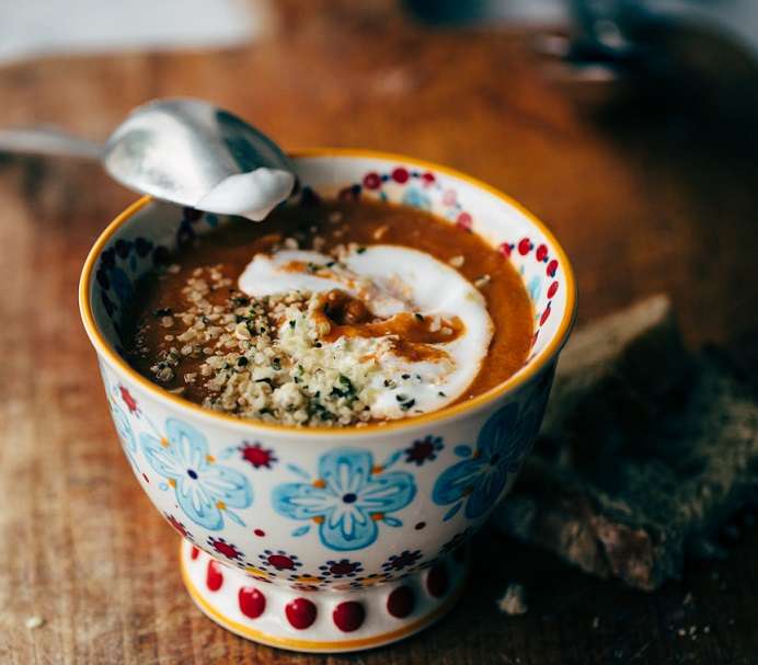 Crema de piquillos y berenjenas - Veritas
