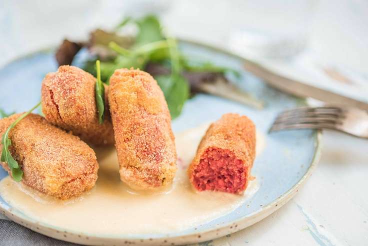 Croquetes de mill i remolatxa - Veritas
