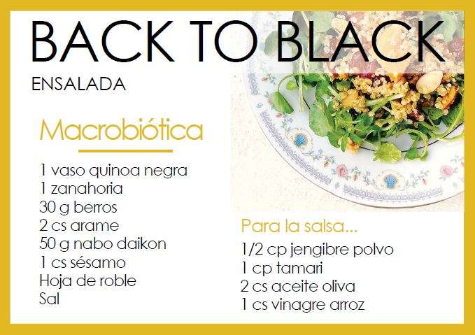 Ensalada back to black - Veritas