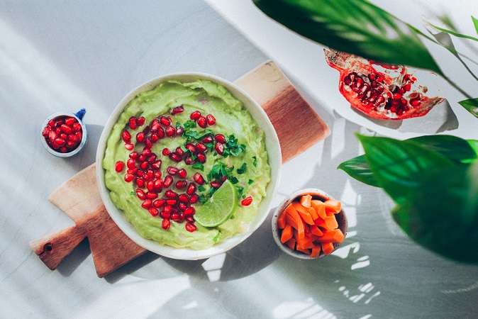 Guacamole amb magrana - Receptes - Veritas