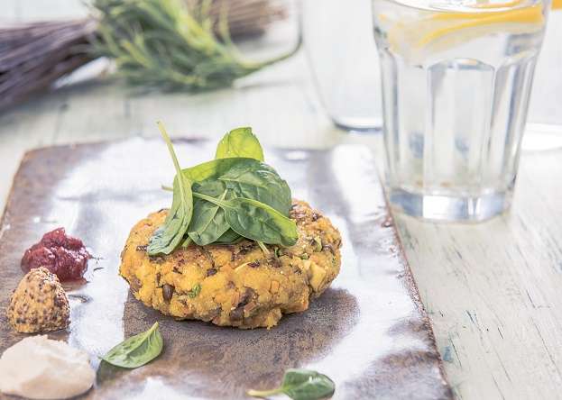 Hamburgueses de polenta i verdures - Receptes - Veritas