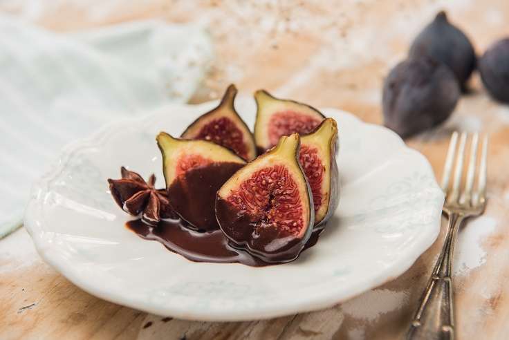 Figues amb xocolata calenta - Veritas