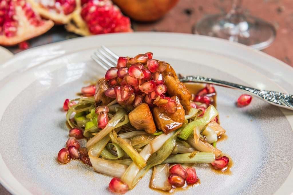 Pollo con granada - Veritas
