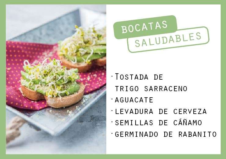 Torrada de fajol, alvocat, llavors i germinats - Veritas