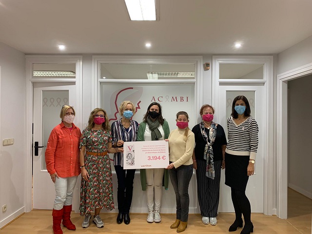 Donamos más de 20.000€ a asociaciones que luchan contra el cáncer de mama - Veritas